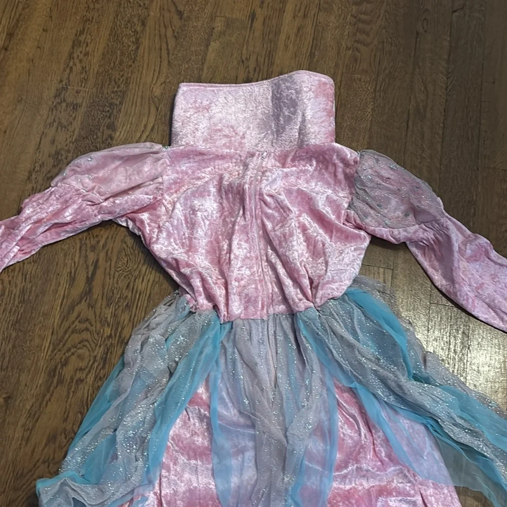 Pink Fairy Princess Dress Costume, Girls Size Large (12-14), Great Condition!